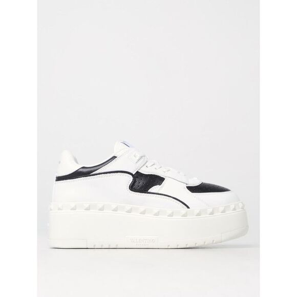 Valentino Garavani Shoes - Valentino Garavani Open Platform Sneakers Rockstuds Women Black